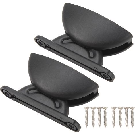 Türstopper-Set für Wohnmobile, bogenförmiger Türstopper aus Nylon, schwarz