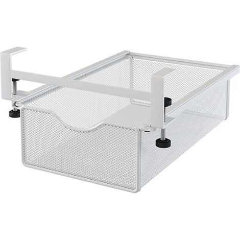 Petit panier de rangement suspendu polyvalent (blanc), 36,5 x 21,5 x 9 cm,