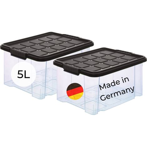 2x Novaliv Aufbewahrungsbox 2x Aufbewahrungsbox, 2x Deckel (1/5)