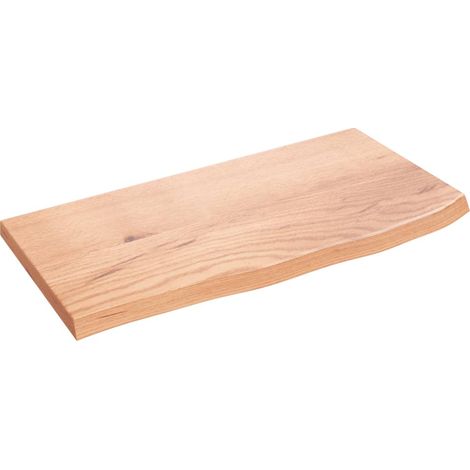 Maison Exclusive - Waschtischplatte Hellbraun 60x30x2 cm Massivho