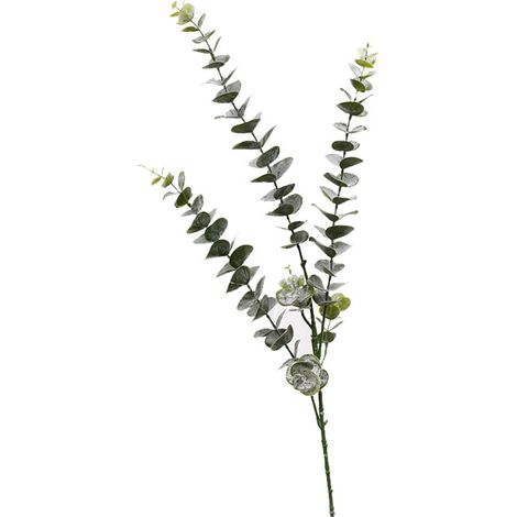 Künstliche Eukalyptuszweige zur Dekoration – 3 realistische Zweige mit authentischem Aussehen, perfekt für Hochzeiten, Büros und Wohnungen – Unbedenklicher Kunststoff, ca. 77 cm (1/5)