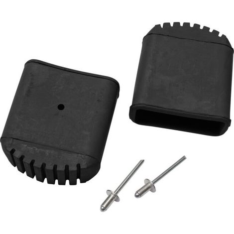 [NEUWERTIG] B-Ware Hymer Gummischuhset Schuhschutz Holm 60mm Befestigungsmaterial 2er-Set (1/2)