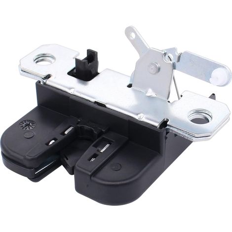 Verrou de hayon, serrure de coffre, serrure de porte de coffre, levier de verrouillage arrière pour Multivan T5 et Transporter T5 T6 7E5827505 (1/5)