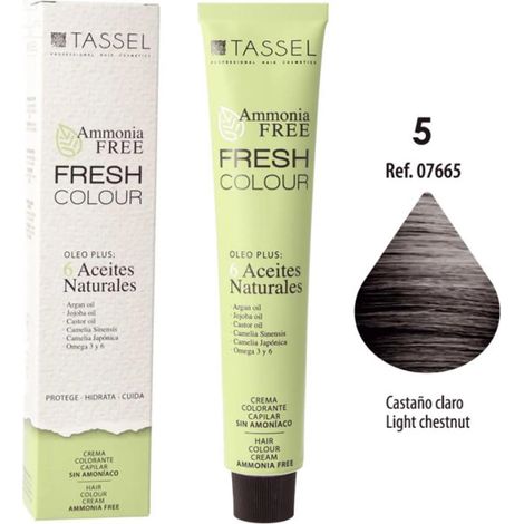 EUROSTIL FRESH COLOUR CREMA COLORANTE SIN AMONIACO CASTAÑO CLARO 1UN