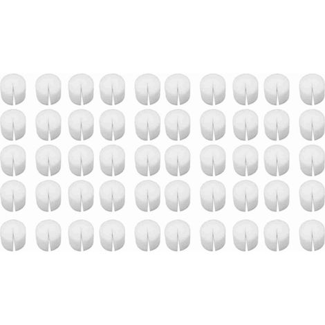 Spugne per coltivazione idroponica 50x30mm Confezione da 50 -Crezuo