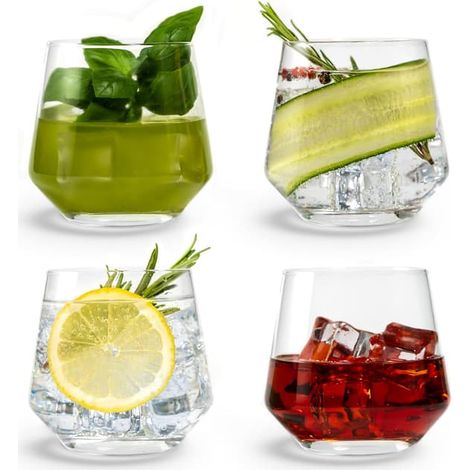 Verres à gin - Coffret cadeau de 2  380 ml  Verre à boire  Coffret Gin Tonic  Verre à cocktail  Cadeau pour hommes et femmes (1/3)
