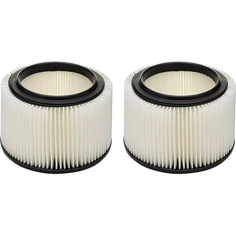 Wet and dry vacuum cleaner filter compatible with Craftsman 17810/917810 workshop vacuums, replacement for 3 and 4 gallon vacuums, pack of 2