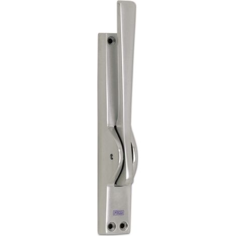 Türtreibriegel aufliegend reibungsfrei, Stange ø 10 mm, Hub 20 mm, silber elox. (1/3)