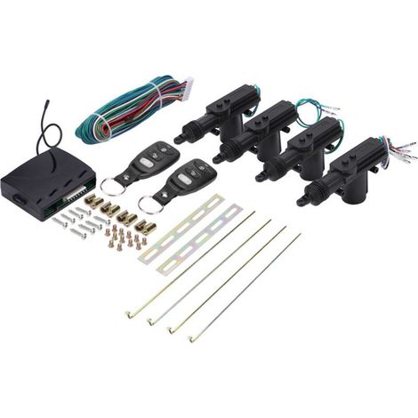SJLERST Système de Verrouillage électrique à 4 Portes, Télécommande de Voiture sans clé, Kit de sécurité Automatique (1/5)