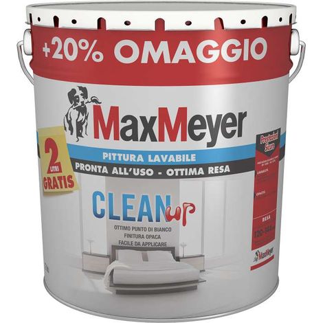 PITTURA LAVABILE 10+2LT CLEAN UP BIANCO OPACO