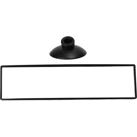 Innenspiegel 21 x 5 cm, Fahrlehrerspiegel, Saugnapfbefestigung, 360° drehbar, universell für Pkw (1/5)