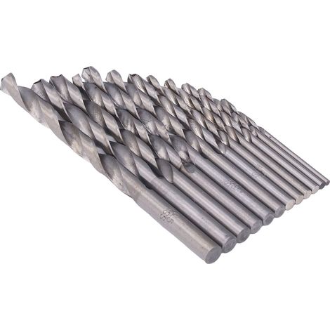 13 forets HSS pour métal et bois, 1.5‑6.5mm, avec mandrin rapide et étui argenté (1/5)