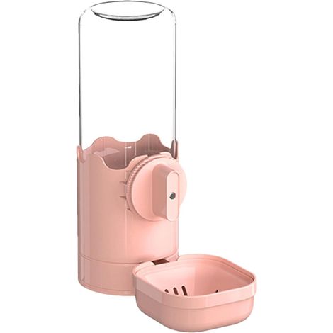 Distributeur d'eau automatique pour cage d'animal de compagnie, 750 ml, abreuvoir à siphon avec gravité Gamelle d'eau grande (1/5)