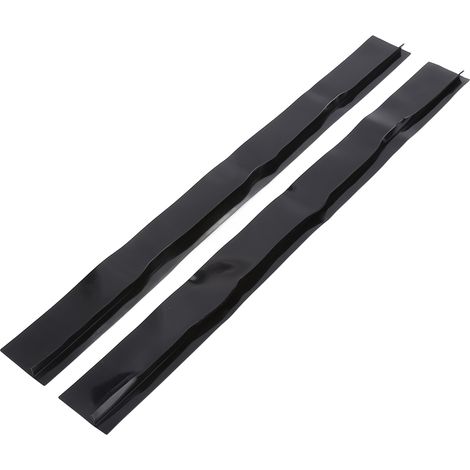 Lot de 2 protections de plan de travail en silicone noir de 63,5 cm (25 pouces), résistantes à l'huile et aux taches, pour cuisines de restaurant. (1/5)