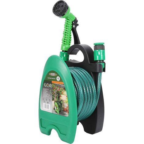 Tuyau d'arrosage de 10 mètres pour mini-jardin Robuste, flexible et étanche Arrosage sans nœuds, jet d'eau haute pression pour terrasse (1/5)
