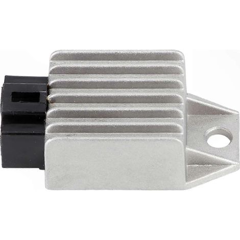 Régulateur redresseur 12V 4 broches universel pour moto, compatible avec scooters et quads, remplacement fiable du régulateur d'origine, composant électrique robuste. (1/5)