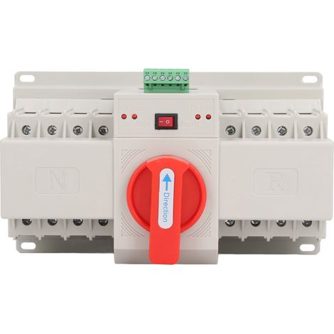 Commutateur de transfert automatique double puissance 400V 4P ATS CB, Mini inverseur pour PV domestique 125A (1/5)