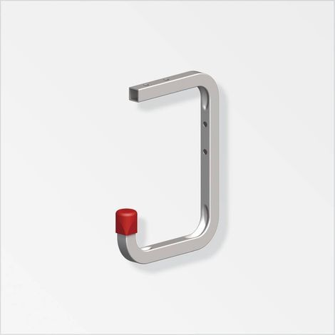 alfer Wand- u. Deckenhaken T 15 x H 25,5 x T 15,5cm Stahl verzinkt rot Wandhaken (1/2)