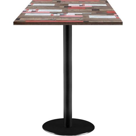 Mange-debout 60 x 60 cm - modèle Rome bois redden wood
