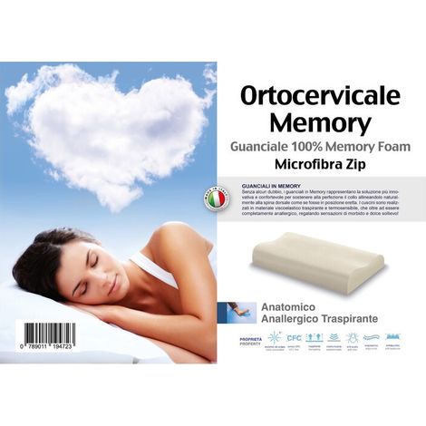 GUANCIALE MEMORY FOAM ORTOCERVIC ONDA H.11/13