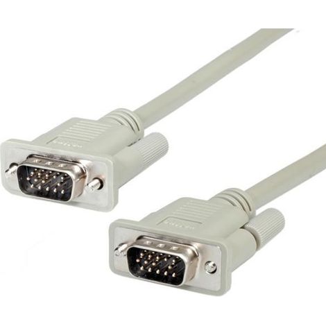 Câble VGA - ROLINE - HD15 M/M - 3m - Noir - 28 AWG