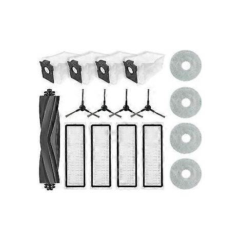 Ersatzteile und Zubehör für den Staubsauger Bot L10s Plus: Hauptbürste, HEPA-Filter, Reinigungstuch und Staubbeutel. (1/5)