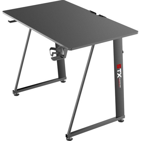 Zstyle Scrivania - Tavolo - Porta PC - Computer - Ufficio - Design Carbonio - Moderne - Salvaspazio - Mobile - Gaming Desk STX - Per Camera Casa (1/5)