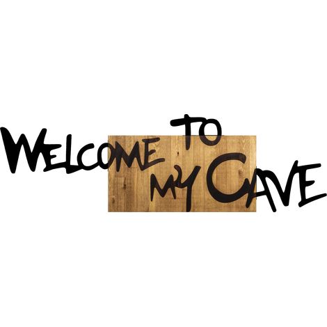 Decorazione da parete in legno Accessory Noce Nero (1/5)