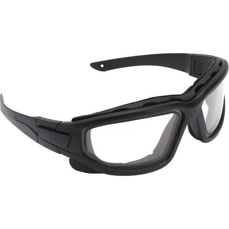 Lunettes antibuée à double lentille, résistantes aux rayures, aux chocs et aux UV, protection oculaire. Lunettes détachables avec sangle, transparentes. (1/5)