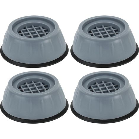 Waschmaschinenfüße, Anti-Vibrations-Waschmaschinenfüße, Anti-Vibrations-Waschmaschinenfüße, Anti-Rutsch-Gummi-Anti-Vibrationsfüße, Anti-Vibrations-Waschmaschinenfuß-Pads, 4 Stück [Energieklasse A+] (1/5)
