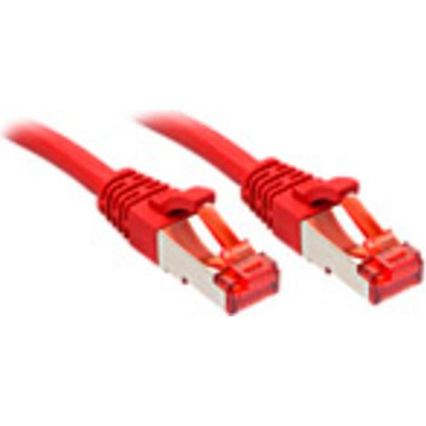 LINDY 47735 RJ45 Patchkabel CAT 6 S/FTP 3.00 m Rot 1 St.