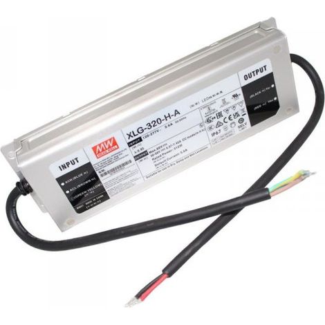 MW MEAN WELL XLG-320-H-A Led Driver Corrente Costante 5600mA 30-56V 312W IP67 Input 220V e 110V