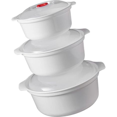 Boîte à bento réutilisable en plastique, compatible micro-ondes (1/5)