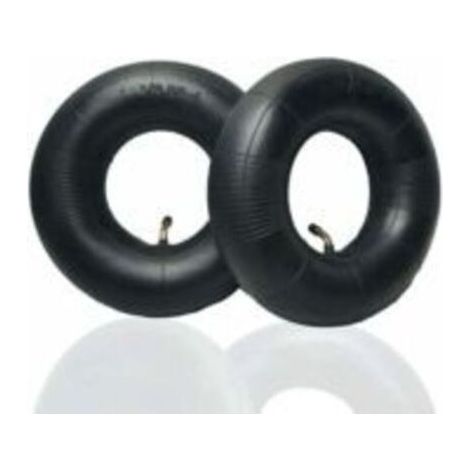 Lot de 2 Pneu de Chambre à Air 2 4.10/3.50-4Pouces pour Diable, Chariot, Chariot Manuel, Chariot de Jardin, Tondeuse à Gazon, Tube de Remplacement 4.10-4(Une clé) (1/5)