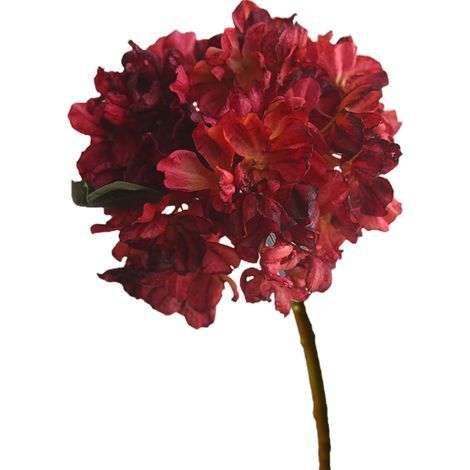 Künstliche Hortensienblüten, künstliche Blüten mit gebranntem Rand für Heimdekoration, Partydekoration, Hochzeitsdekoration, Tischdekoration (210826DY02-7) (1/5)