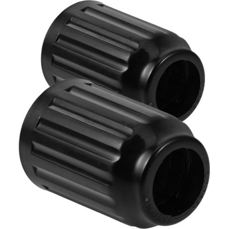 2 Pièces Écrou de Tige de Ventilateur de Sol en Plastique Noir  Fête Estivale, Simple Installation, Support Stable pour Entretien du Ventilateur (1/5)