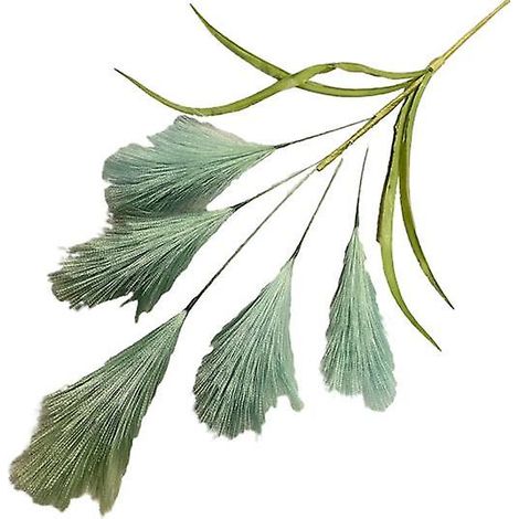 Fleurs artificielles de la pampa, style bohème, réalistes, inaltérables, duveteuses, pour la décoration de mariage et d'intérieur.vert menthe (1/5)