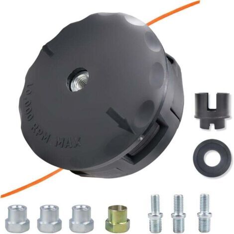 Brushcutter Cutting Head for Tap And Go System M10 X 1 25 Universal Line Spool