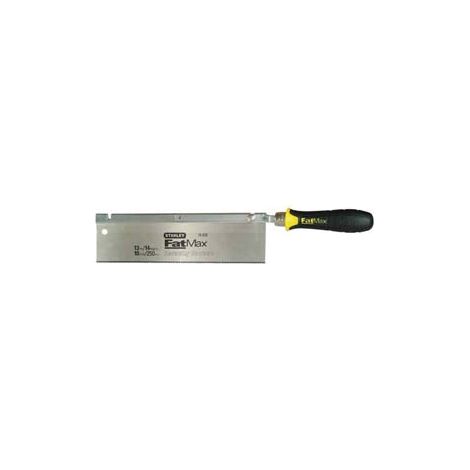 SEGA CON DORSO PER DIMA MANICO CURVO  lama in acciaio mm.250x55h.    STANLEY