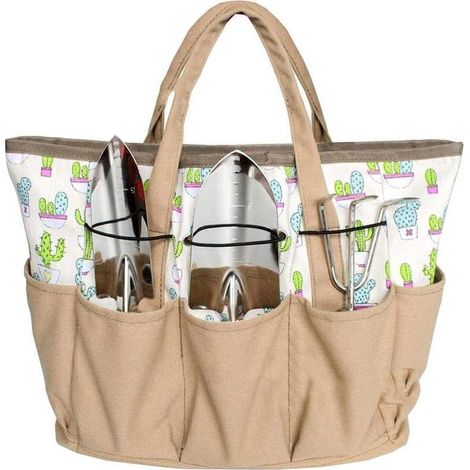 Kaki Multi Pocket Tote Garden Tool Bag Organisateur d'outils de jardinage et sac fourre-tout de jardinage (1/5)