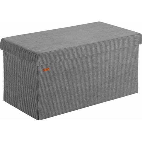 Banco cuerda antracita 76x38x38cm MDF plegable