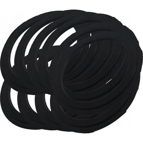 conjunto de juntas spiroflex caucho negro 75 mm (1/2)
