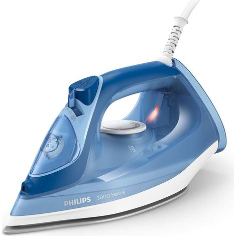 Philips Series 3000 Plancha de Vapor Azul y Blanca