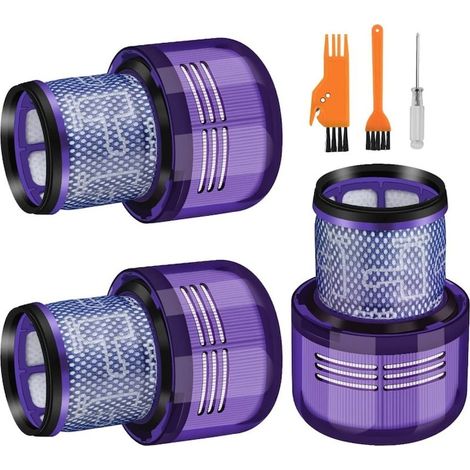 Staubsaugerfilter für Dyson, 3-teilig mit Reinigungsbürste, kompatibel mit Dyson Staubsaugern V11, V15, V15s, SV14, SV47, waschbar, (1/5)