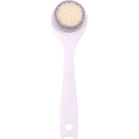 Brosse de douche pour le dos, brosse de douche pour le gommage du corps avec manche long réglable et poils doux (1/5)