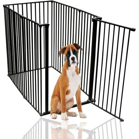 Bettacare Extra Tall Pet Pen, 72cm x 118cm, Black, 105cm High, Dog Pen for Pets, Dogs and Puppies, Easy Installation (1/5)