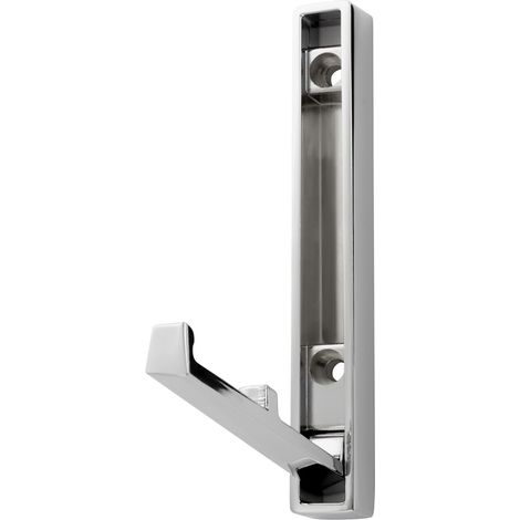 Garderobenhaken VALVOLE Höhe 120 mm x Breite 16 mm Chrom poliert aus Zinkdruckguss (1/5)