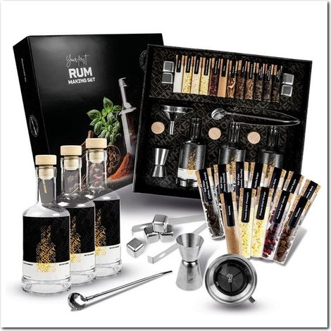 Kit per la produzione di rum con spezie e accessori (1/5)
