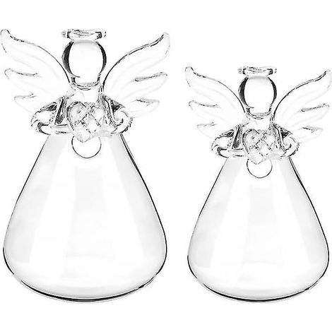2 vases hydroponiques en verre (1/3)