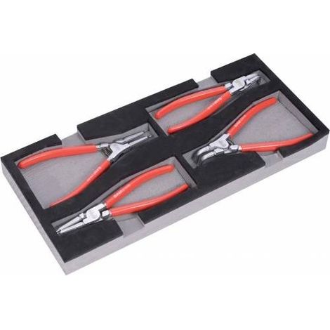 Module mousse 1/3 de 4 pinces circlips - SAM OUTILLAGE - 190-J4MM